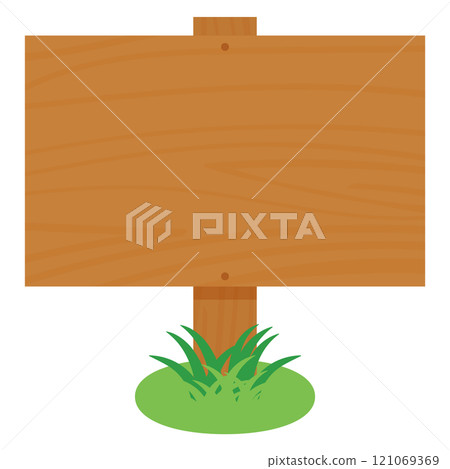 木牌的插圖 121069369