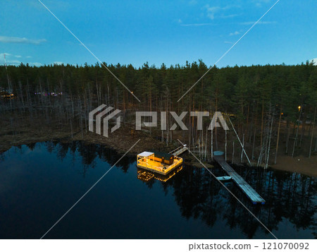 A Tranquil Lakeside Retreat That Is Surrounded by a Lush and Breathtaking Forest A Tranquil Lakeside Retreat That Is Surrounded by a Lush and Breathtaking Forest 121070092