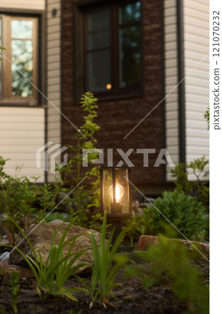 Illuminated Garden Lantern designed by Modern Home enhances the outdoor ambiance beautifully Illuminated Garden Lantern designed by Modern Home enhances the outdoor ambiance beautifully 121070232