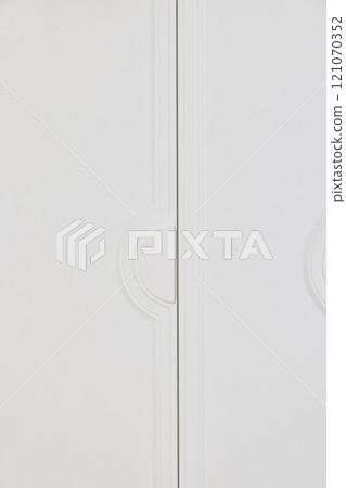 A beautifully designed Minimalist White Double Door Cabinet that enhances any space A beautifully designed Minimalist White Double Door Cabinet that enhances any space 121070352