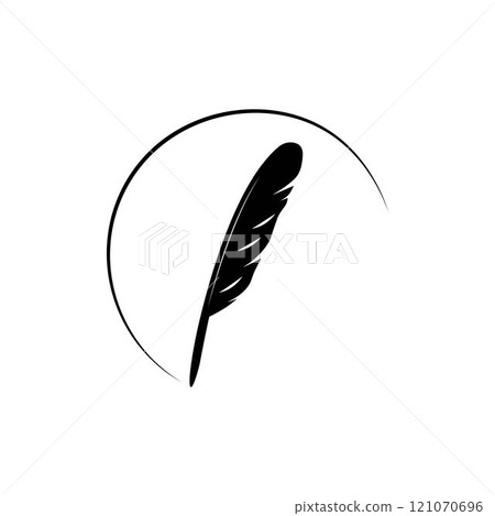 Feather pen 121070696