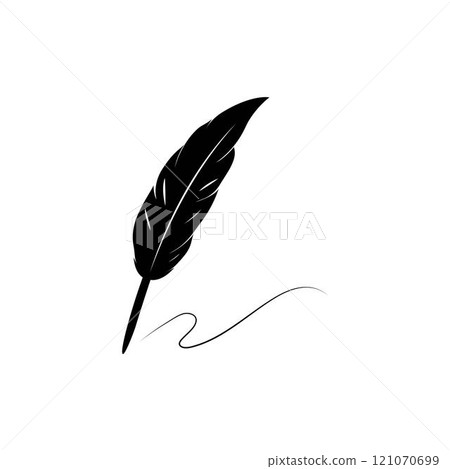 Feather pen 121070699