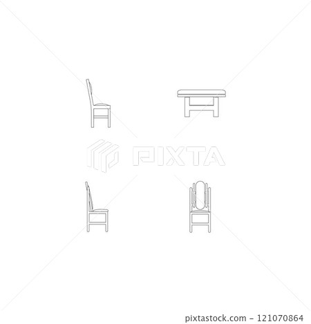 chair logo 121070864