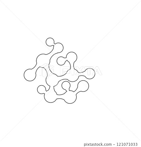 molecule logo 121071033
