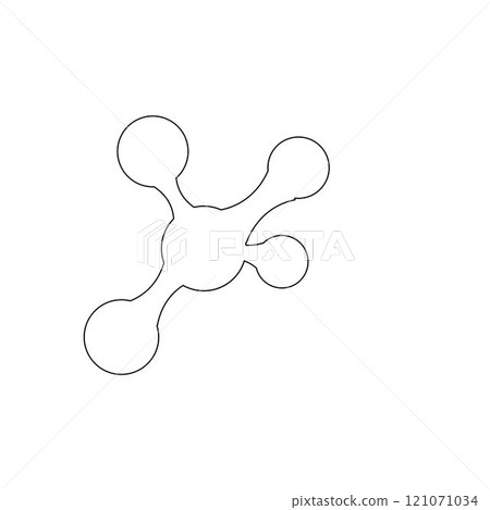 molecule logo 121071034