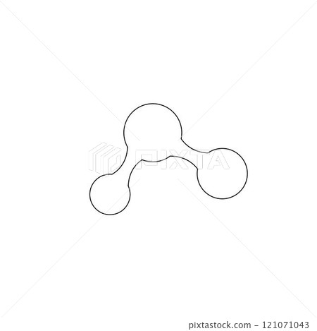 molecule logo 121071043