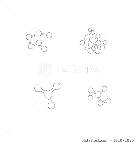 molecule logo molecule logo 121071050