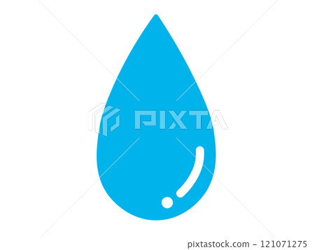 Drop icon (water drop mark) Drop icon (water drop mark) 121071275
