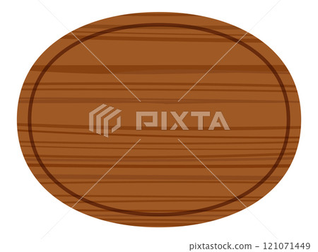Illustration of wooden sign 121071449