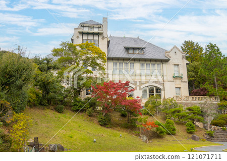 Exterior of the Kobe Guest House and former Nishio residence in Suma Ward, Kobe City 121071711