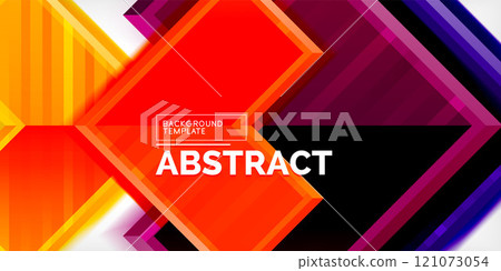 Arrow symbols created with 3d effects and line texture geometric abstract background Arrow symbols created with 3d effects and line texture geometric abstract background 121073054