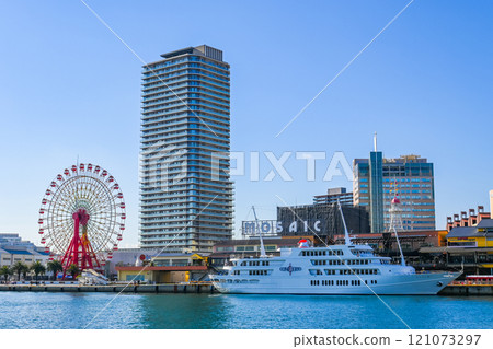Harborland cityscape Kobe city, Hyogo prefecture 121073297