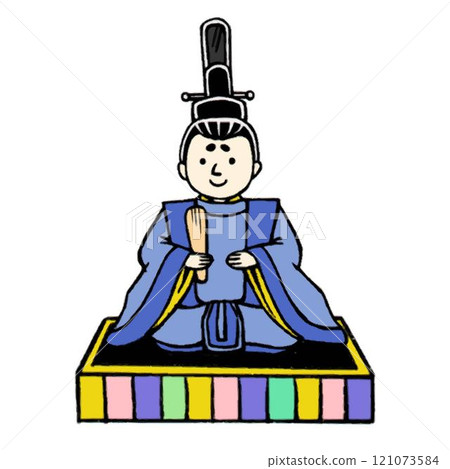 Hinamatsuri Tools Icon Material Vector Hina Doll Hina Doll Male Doll 121073584