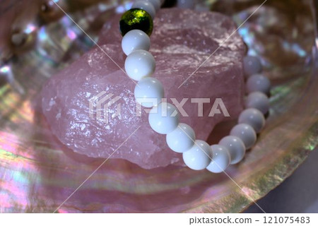 Rose quartz bracelet Rose quartz bracelet 121075483