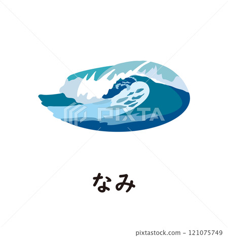 日語平假名系列 - 奈美平假名“na” 121075749