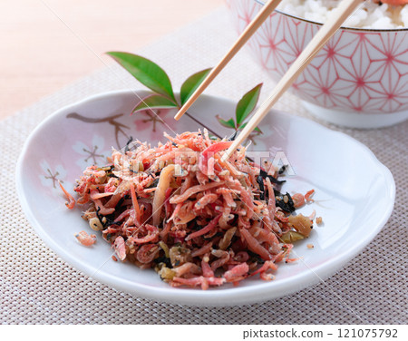 Plum Chirimen (Chirimen-jiko with plum) Plum Chirimen (Chirimen-jiko with plum) 121075792