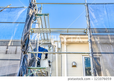 Exterior wall repair work for detached houses Exterior wall repair work for detached houses 121076059