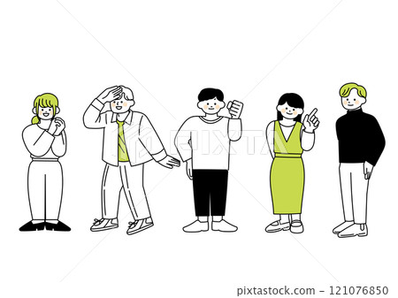 年輕大學生插畫集 121076850