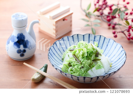 只需鹽和海帶就能輕鬆做的家常菜♪ 泡菜（泡菜） 121078693