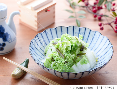 只需鹽和海帶就能輕鬆做的家常菜♪ 泡菜（泡菜） 121078694