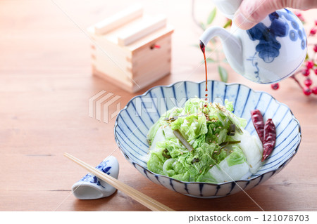 Home cooking: Easy to make with just salt and kelp! Lightly pickled Chinese cabbage (pickled Chinese cabbage) Home cooking: Easy to make with just salt and kelp! Lightly pickled Chinese cabbage (pickled Chinese cabbage) 121078703