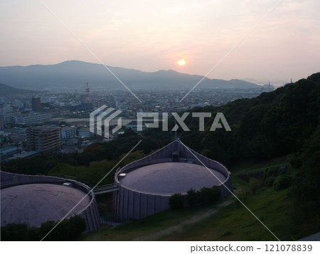 sunrise from top of mountain sunrise from top of mountain 121078839