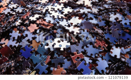 《AI Image》Colorful jigsaw puzzle 121079139