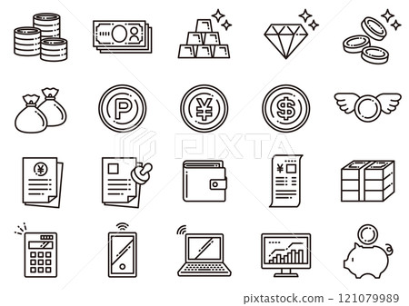 Money related icons 01 Money Icons Money related icons 01 Money Icons 121079989