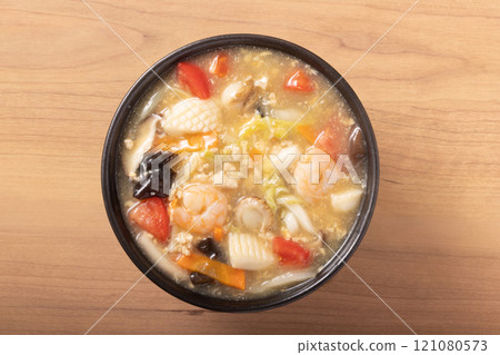 Hot and sour soup udon Hot and sour soup udon 121080573