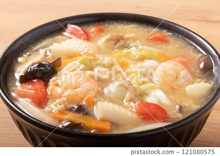 Hot and sour soup udon Hot and sour soup udon 121080575