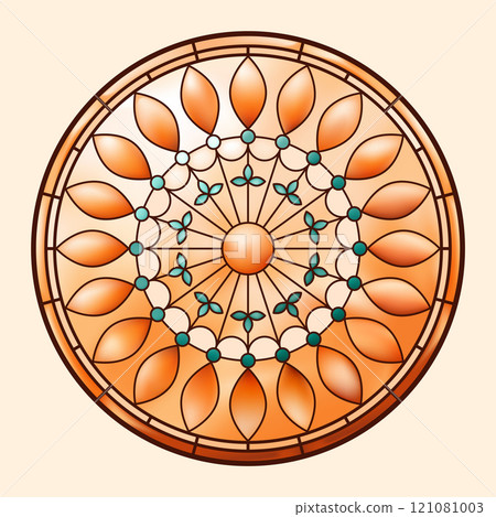 Geometric abstract ornament. Geometric abstract ornament. 121081003