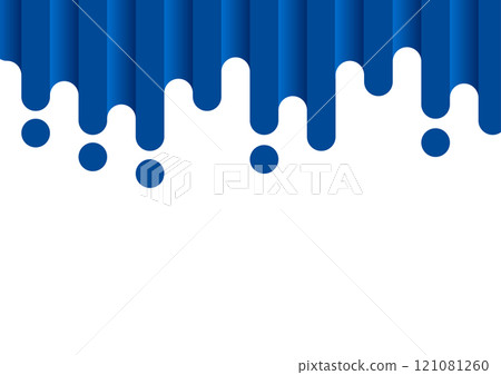 液體狀背景材質藍色，三維圓形線條和點滴 121081260