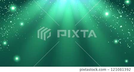 Spotlight and particle vector design background 121081392