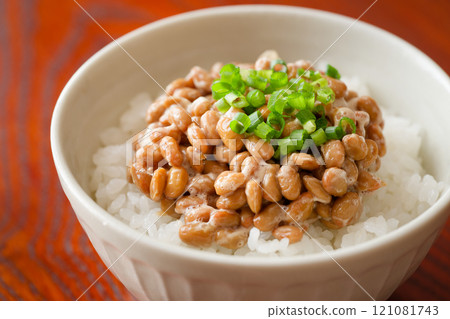 Natto rice Natto rice 121081743