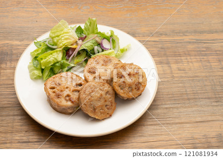肉末烤蓮藕 肉末烤蓮藕 121081934