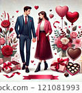 情人節圖像插圖 121081993