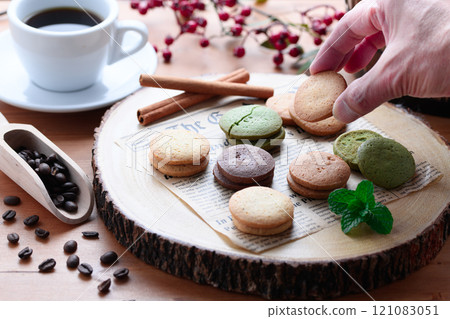 different kinds of cookies 121083051