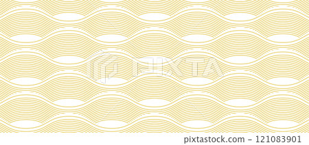 Geometry Abstract Wave Water Sea Pattern New Year background 121083901