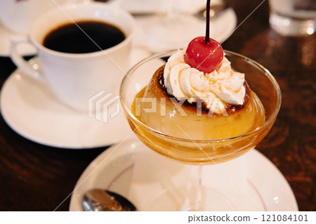 懷舊咖啡店布丁 121084101