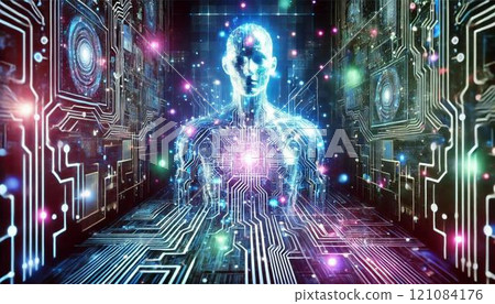 AI的圖像插圖 121084176