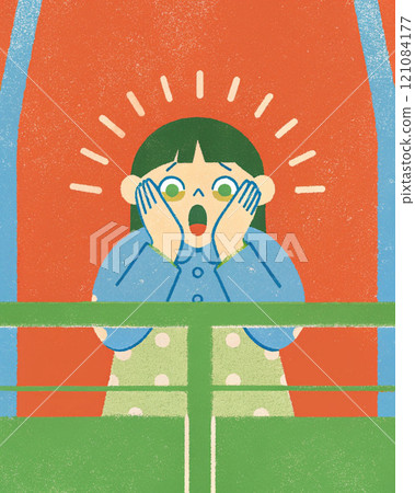 圖：極度驚訝的女人 121084177