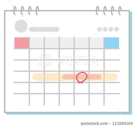 日曆標有不孕不育治療、不孕不育、計時方法 121084264