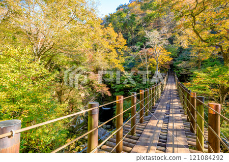 Autumn in Hananuki Valley, Takahagi City, Ibaraki Prefecture 121084292