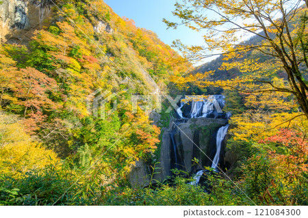 Fukuroda Falls in autumn, Daigo Town, Ibaraki Prefecture 121084300