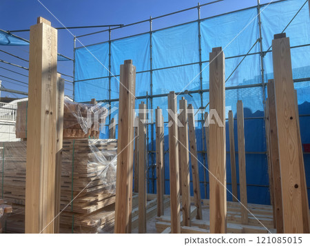 Construction of a House, Building a new house in Japan Construction of a House, Building a new house in Japan 121085015