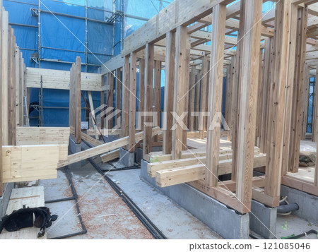 Construction of a House, Building a new house in Japan Construction of a House, Building a new house in Japan 121085046