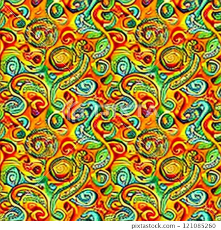 seamless pattern with abstract ethnic pattern seamless pattern with abstract ethnic pattern 121085260