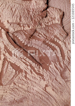 Raw clay texture background 121085545