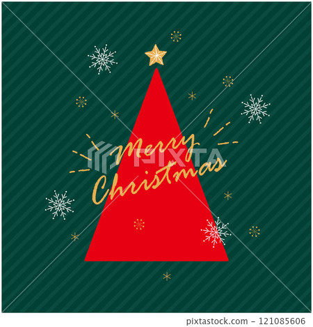 Christmas tree vector illustration background 121085606