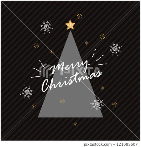 Christmas tree vector illustration background 121085607
